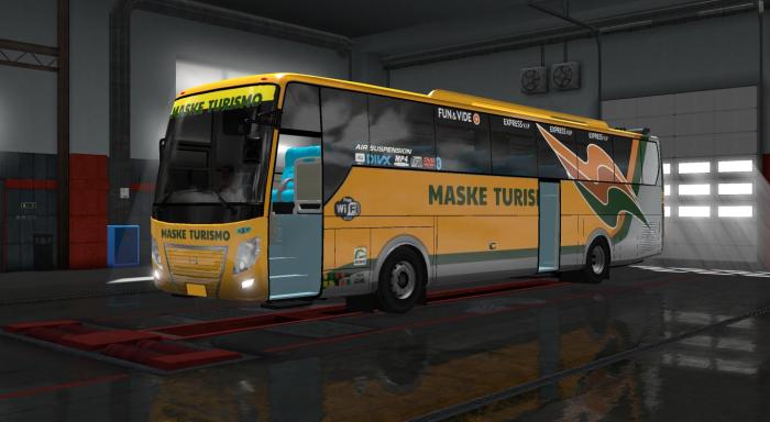 Mod Bus Nucleus ETS2: Bus Premium untuk Koleksi Anda